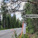 Opastus tilalle Marjamäentien risteyksestä Ikaalisten- Jämijärven väliseltä tieltä numero 261