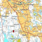 Yleiskartta, jossa näkyy metsätilan sijainti Lapualla Tiistenjoen kylässä, rajaus punaisella