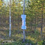 Kartta ja metsäarvio metsäpalstalta Ylistaron Isokylässä, Etelä-Pohjanmaalla.