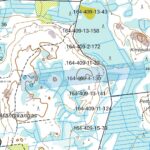 Kiinteistökartta Mäntyhaka-metsätilasta Kurikan Koskuella Etelä-Pohjanmaalla