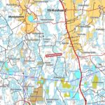 Sijaintikartta Mäntyhaka-metsätilasta Kurikan Koskuella lähellä Parkanon rajaa