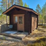 Saunarakennus Mäntyhaka-metsätilalla Kurikan Koskuella