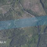 Ilmakuva Mäntyhaka-metsätilasta Kurikan Koskuella