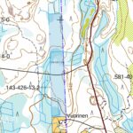Kiinteistökartta Palokankaan metsätilasta Ikaalisissa Riitialan alueella Pirkanmaalla
