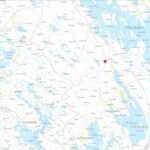 Sijaintikartta Uusipuron metsätilasta Rasivaarassa Polvijärvellä Pohjois-Karjalassa