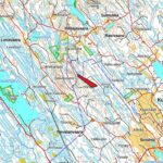 Sijaintikartta Uusipuron metsätilasta Rasivaarassa Polvijärvellä Pohjois-Karjalassa