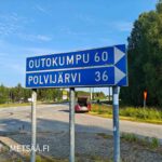Tienviitta Outokumpuun ja Polvijärvelle Uusipuron metsätilan ajoreitin varrella