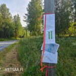 Uusipuron metsätilan myyntiesite ja kartat valtatien varressa Polvijärvellä