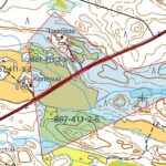 Kartta myytävästä Tuomisto-nimisestä metsätilasta Urjalan Pynnässä