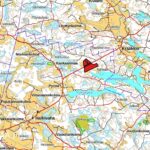 Kartta myytävästä Tuomisto-nimisestä metsätilasta Urjalan Pynnässä