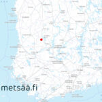 Ukkosmetsän sijainti Suomen kartalla