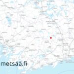 Huvilan sijainti Lopella suhteessa pääkaupunkiseutuun ja lähikaupunkeihin