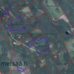 Ilmakuva myytävistä metsätiloista
