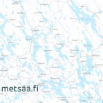 Metsätilojen sijainti Suomen kartalla