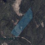 Ilmakuva Lahdentausta-tilan myytävästä metsämaan määräalasta Ikaalisissa