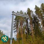 Kuusenahontien tienviitta Talasoja-tilan läheisyydessä